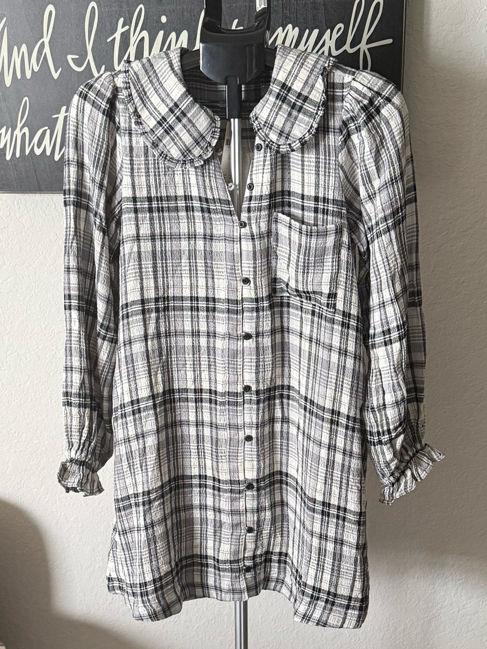 Pilcro Keira Long-Sleeve Mini Dress NWT